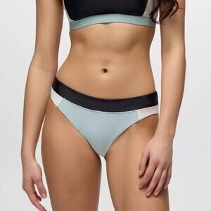 Prana Baja Bound Summer Wave Swim Bottom Women's M Saltwater Colorblock Sporty